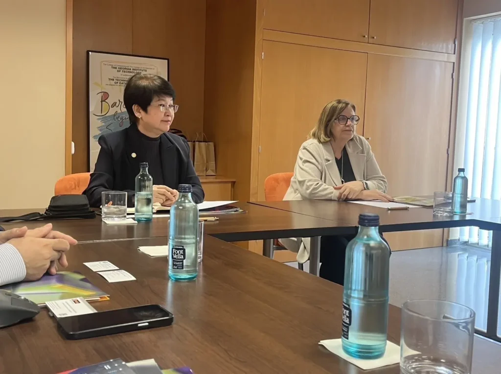 นิด้าหารือความร่วมมือด้าน AI กับมหาวิทยาลัยบาร์เซโลนาเทค ประเทศสเปน