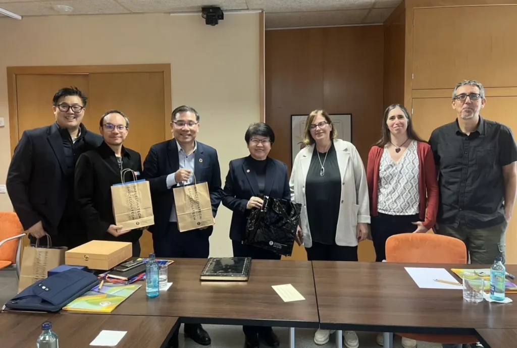 นิด้าหารือความร่วมมือด้าน AI กับมหาวิทยาลัยบาร์เซโลนาเทค ประเทศสเปน